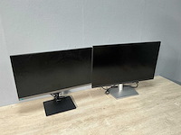 Samsung/dell - s24r650fdu/p2723qe - monitor (2x) - afbeelding 10 van  16