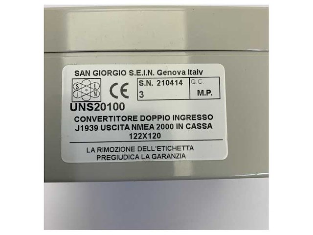 San giorgio double engine data converter j1939 to nmea 2000 - uns20100 - afbeelding 7 van  9