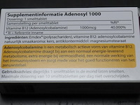 Sanacore vitamine b12 smelttabletten adenosyl 1000 - 2 doosjes á 60 stuks - afbeelding 2 van  3