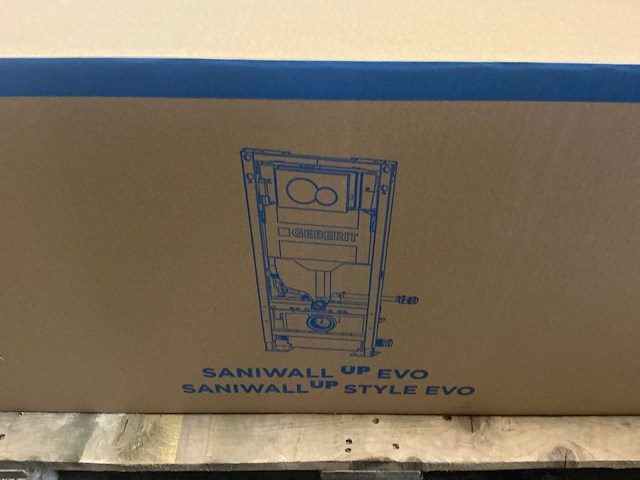 Sanbroyeur - saniwall upevo - geberit toiletinbouwreservoir - afbeelding 2 van  3