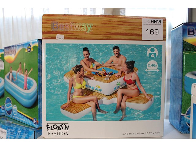 Sandbar bestway, afm. 246 x 246 cm. - afbeelding 1 van  2