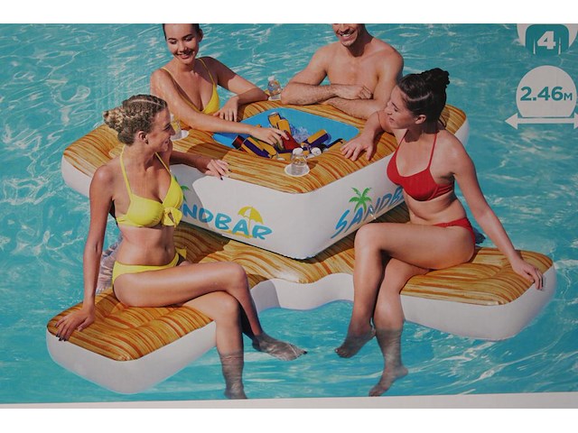 Sandbar bestway, afm. 246 x 246 cm. - afbeelding 2 van  2