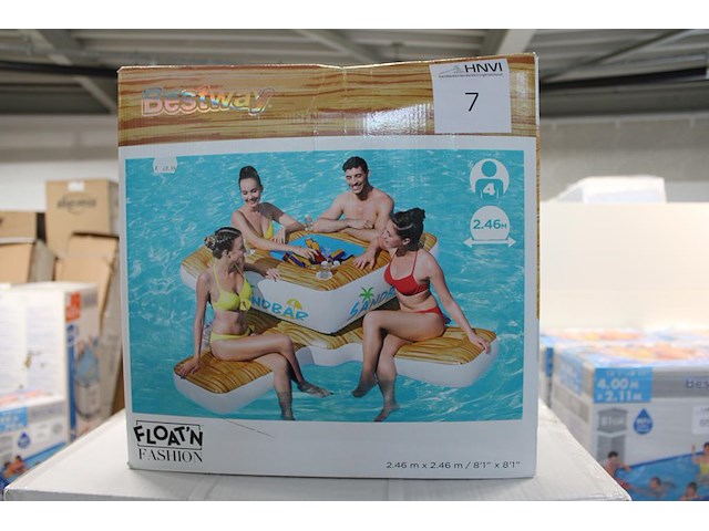 Sandbar bestway, afm. 246 x 246 cm. - afbeelding 1 van  3