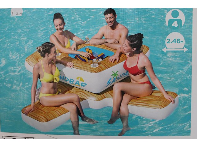Sandbar bestway, afm. 246 x 246 cm. - afbeelding 2 van  3