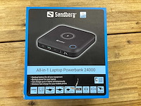 Sandberg 24000 all in one laptop powerbank - afbeelding 1 van  3