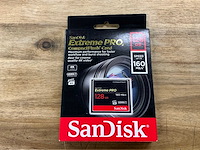 Sandisk extreme pro compactflash card 128gb - afbeelding 1 van  2