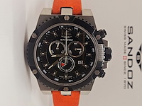 Sandoz 81337-0250 titanium chronograaf herenhorloge - afbeelding 1 van  7