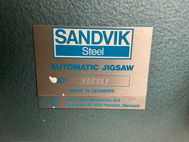 Sandvik automatic jigsaw figuurzaag/boormachine - afbeelding 3 van  9