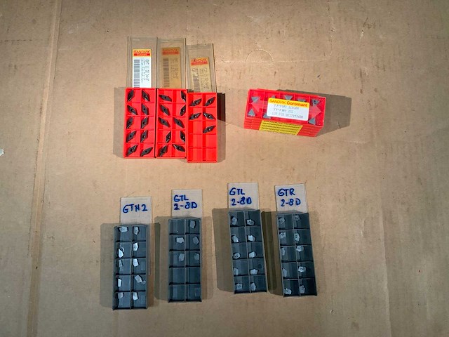 Sandvik / iscar snijplaatjes draaigereedschap (110x) - afbeelding 1 van  10