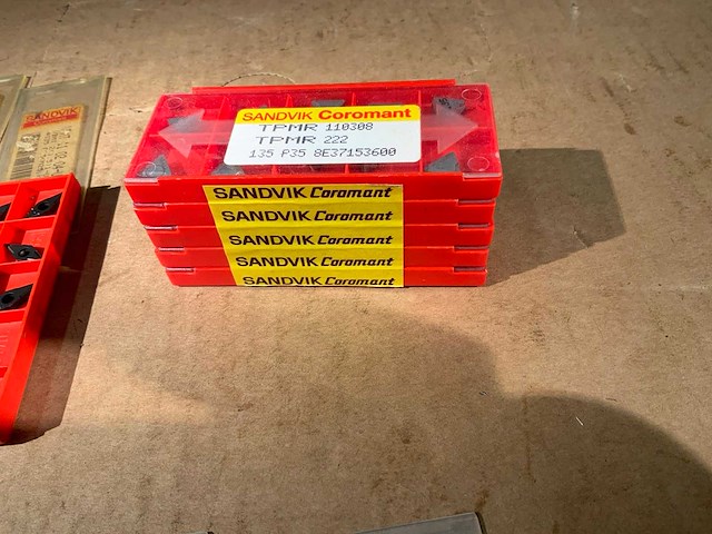 Sandvik / iscar snijplaatjes draaigereedschap (110x) - afbeelding 4 van  10
