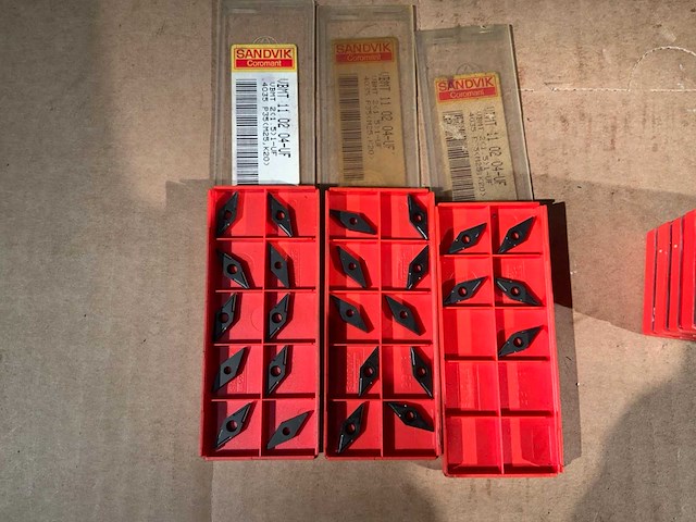 Sandvik / iscar snijplaatjes draaigereedschap (110x) - afbeelding 5 van  10