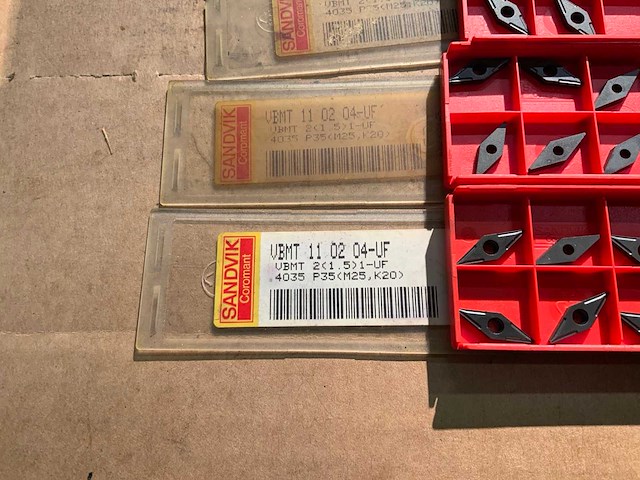 Sandvik / iscar snijplaatjes draaigereedschap (110x) - afbeelding 6 van  10