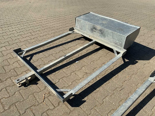 Sanfru kuubkist trolley met dubbel trekoog - afbeelding 2 van  6