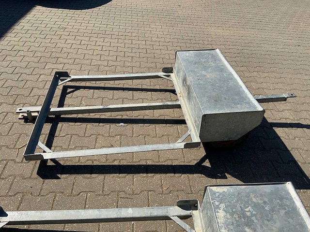 Sanfru kuubkist trolley met dubbel trekoog - afbeelding 3 van  6