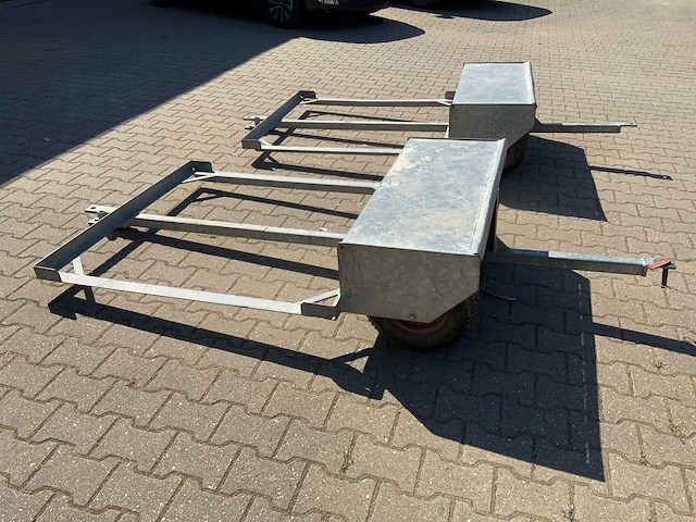 Sanfru kuubkist trolley met dubbel trekoog - afbeelding 4 van  7