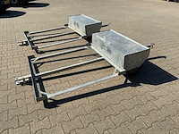 Sanfru kuubkist trolley met dubbel trekoog - afbeelding 5 van  7
