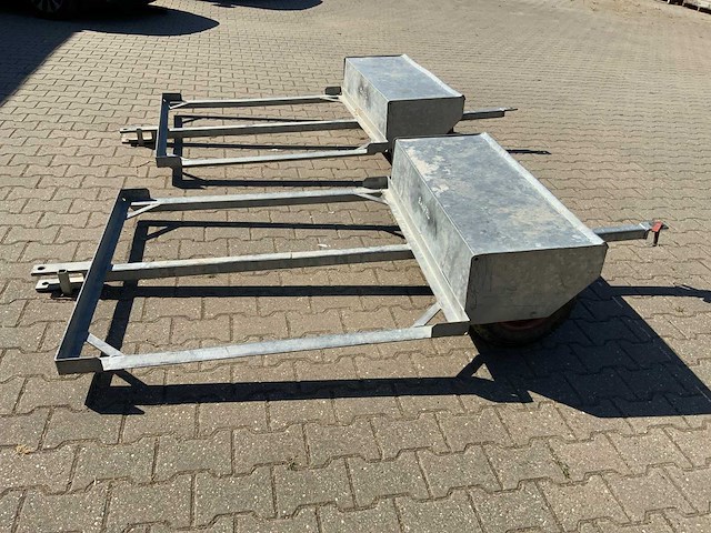 Sanfru kuubkist trolley met dubbel trekoog - afbeelding 6 van  7