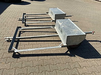 Sanfru kuubkist trolley met dubbel trekoog - afbeelding 6 van  7