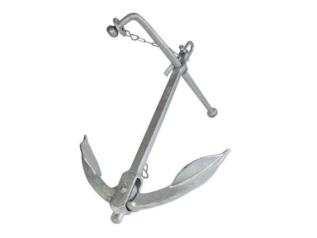 Sanguineti admiralty anchor 35 kg galvanized - afbeelding 5 van  7