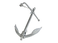Sanguineti admiralty anchor 50 kg galvanized foldable - afbeelding 6 van  10