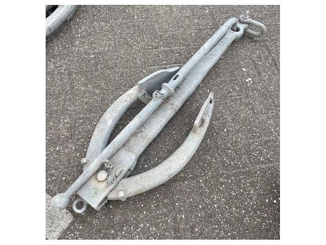 Sanguineti admiralty anchor 50 kg galvanized foldable - afbeelding 7 van  10