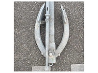 Sanguineti admiralty anchor 50 kg galvanized foldable - afbeelding 9 van  10
