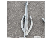 Sanguineti admiralty anchor 50 kg galvanized foldable - afbeelding 10 van  10