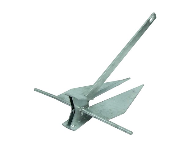 Sanguineti danforth 65 kg galvanized high hold anchor - afbeelding 1 van  7
