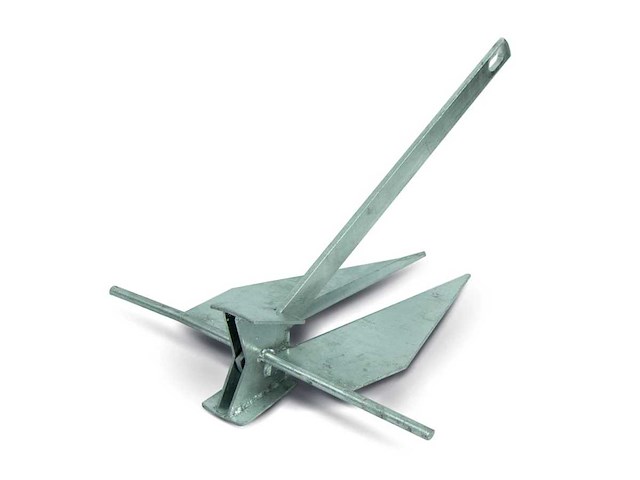 Sanguineti danforth 65 kg galvanized high hold anchor - afbeelding 2 van  7