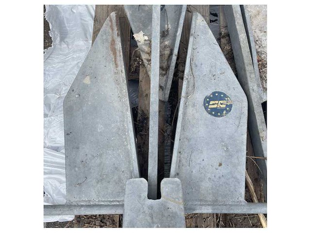 Sanguineti danforth 65 kg galvanized high hold anchor - afbeelding 6 van  7