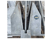 Sanguineti danforth 65 kg galvanized high hold anchor - afbeelding 6 van  7