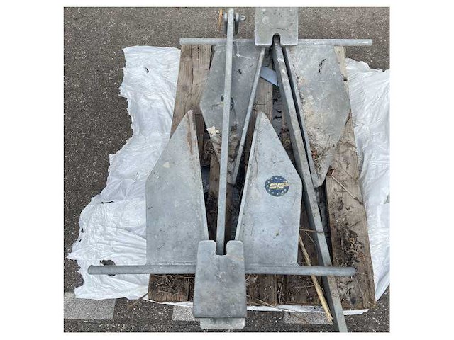 Sanguineti danforth 65 kg galvanized high hold anchor - afbeelding 7 van  7