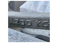 Sanguineti hall anchor 200 kg galvanized rina certified - afbeelding 3 van  9