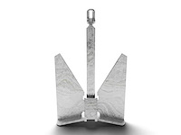 Sanguineti hhp pool anchor 225 kg galvanized rina certified - afbeelding 4 van  11