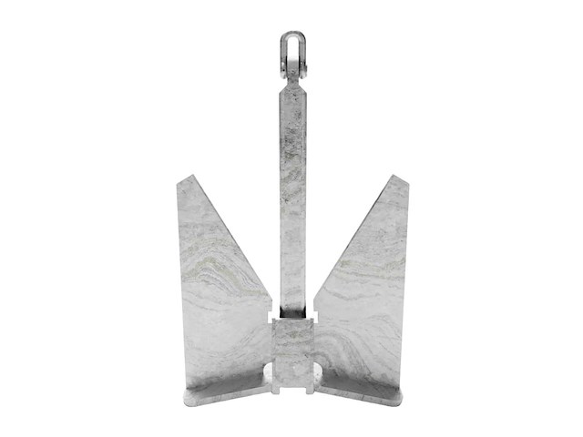 Sanguineti hhp pool anchor 240 kg galvanized rina certified - afbeelding 1 van  5