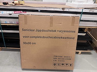 Sani clear - douchebak voor kwartrond douchecabine 90x90 - douchebak - afbeelding 2 van  2
