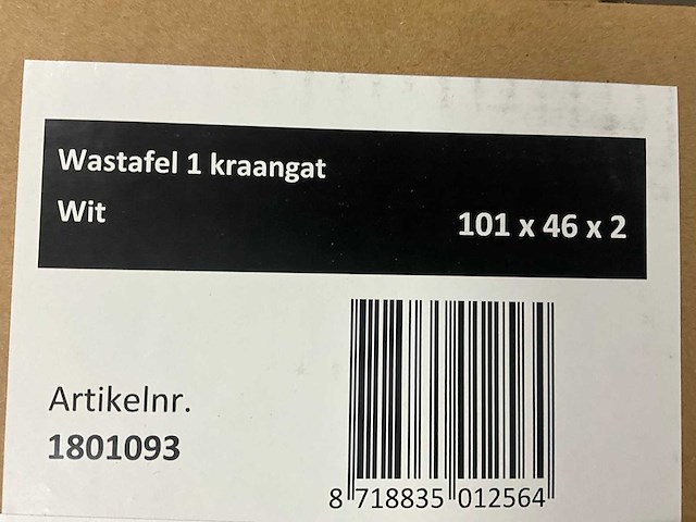 Sanibel wastafel 100x46 cm - afbeelding 8 van  8