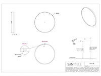Sanibell - ink sp15 - spiegel 80 cm - afbeelding 2 van  2