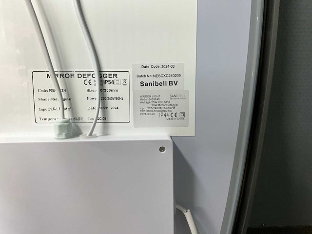 Sanibell - verwarmde spiegel 40 x 80 cm - afbeelding 3 van  7