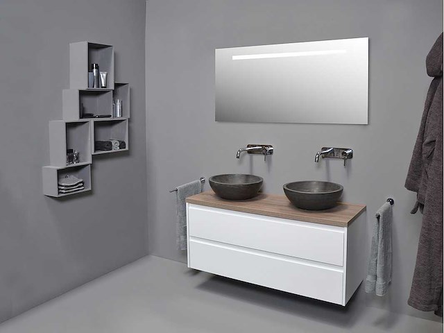 Sanibell geïntregeerd led spiegel 100x3x60cm - afbeelding 2 van  4