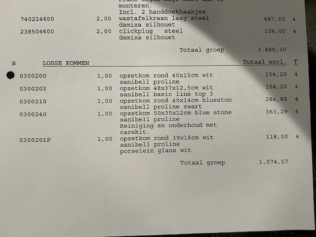 Sanibell proline opzet waskom (5x) - afbeelding 8 van  8