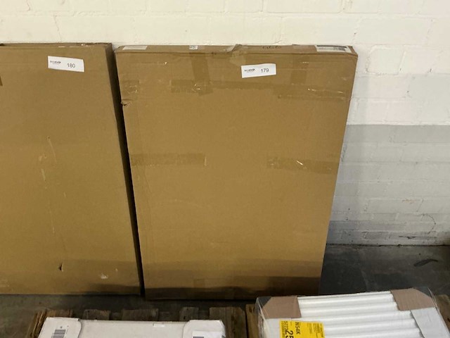 Sanibell vlak in mat zwart kader spiegel 100x4x60cm - afbeelding 2 van  3