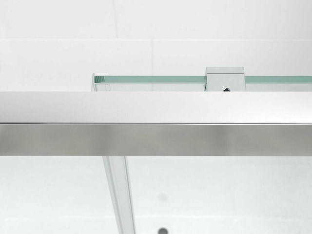 Saniclass id06 quickfit badwand 2-delige schuifdeur 170x150 cm antikalk - afbeelding 3 van  4