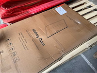 Saniclass id06 quickfit badwand 2-delige schuifdeur 170x150 cm antikalk - afbeelding 4 van  4