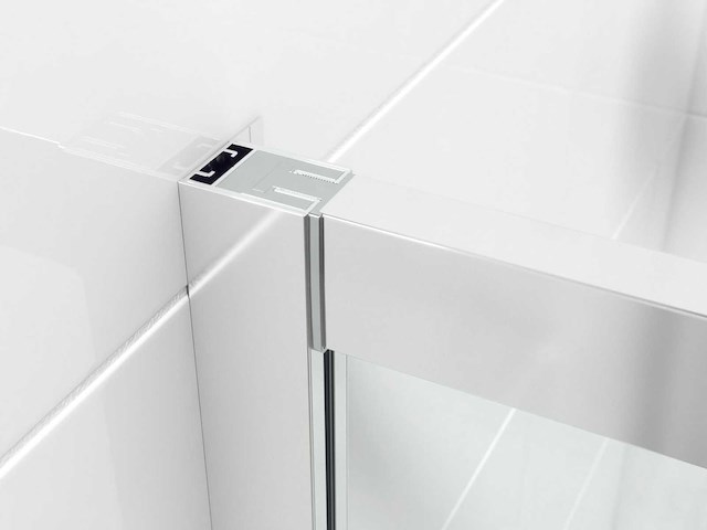 Saniclass id06 quickfit badwand 2-delige schuifdeur 170x150 cm antikalk - afbeelding 2 van  4