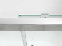 Saniclass id06 quickfit badwand 2-delige schuifdeur 170x150 cm antikalk - afbeelding 3 van  4