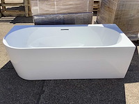 Saniclear - lila sk29018 - hoekbad rechts 180x80 cm
