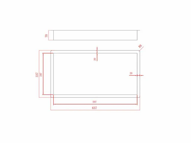 Saniclear fido 60x30cm inbouwnis - afbeelding 2 van  4
