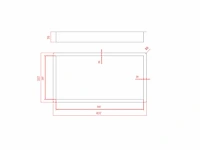 Saniclear fido 60x30cm inbouwnis - afbeelding 2 van  4