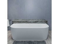 Saniclear freshline half vrijstaand bad (180x80 cm) - afbeelding 3 van  3